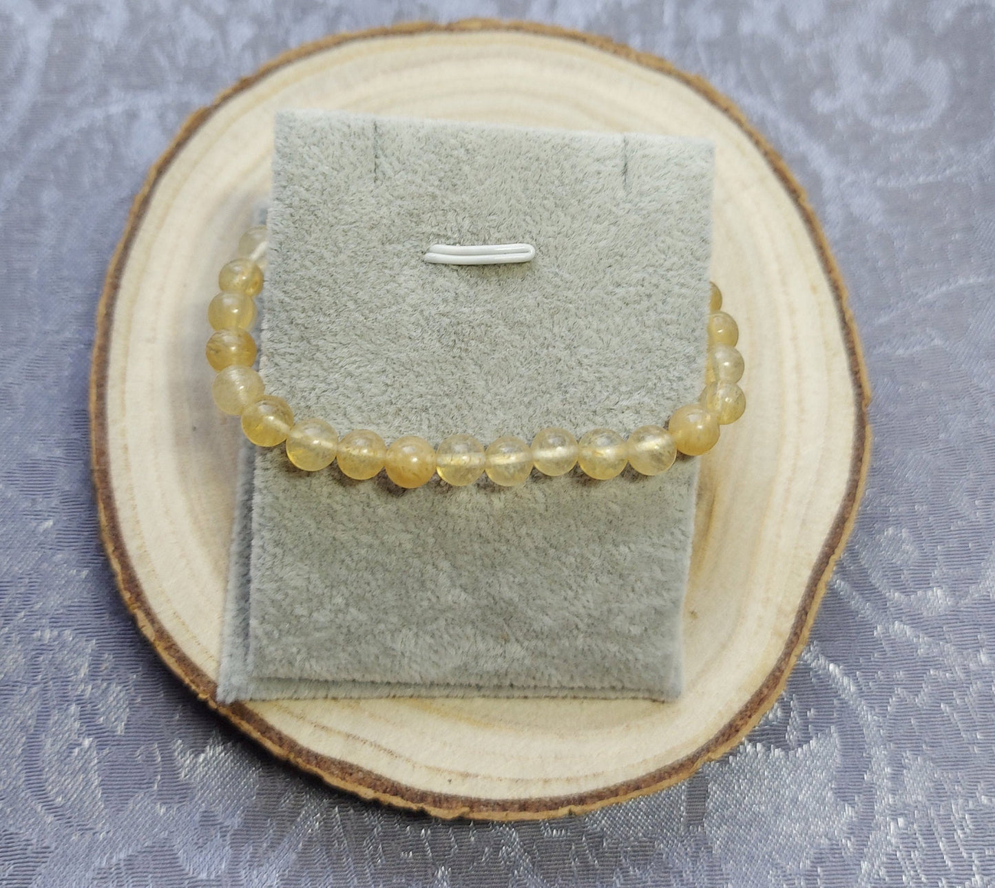 Handmade Citrine Crystal Bracelet: Abundance Solar Plexus Chakra Healing