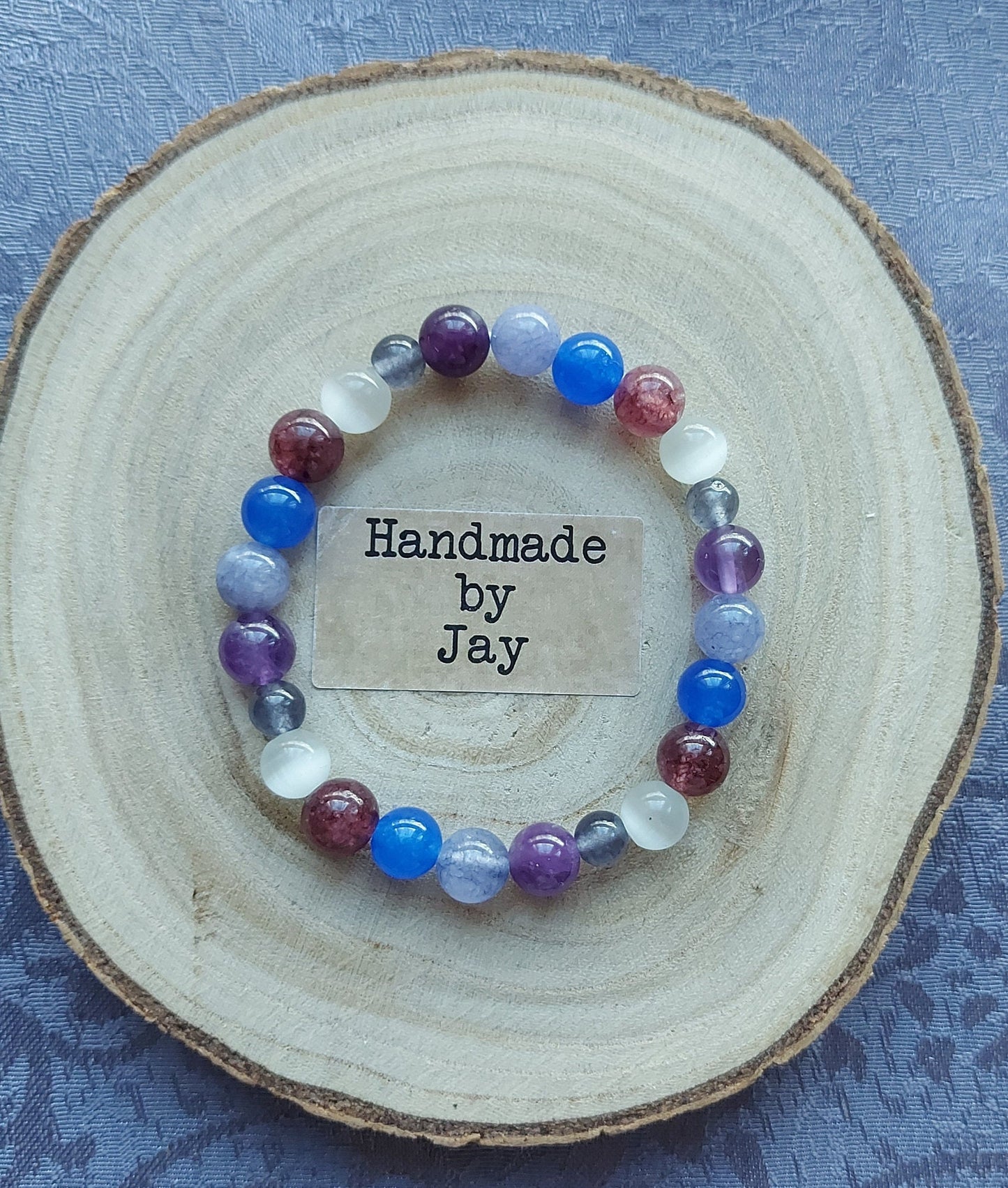 Meditation, Spirit Guides, Spiritual, Psychic, Yoga Crystal Beaded Bracelet Chakra