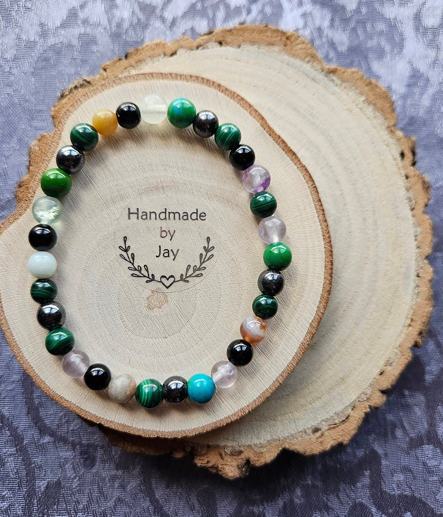 6mm  Arthritis Crystal Gemstone Bracelet