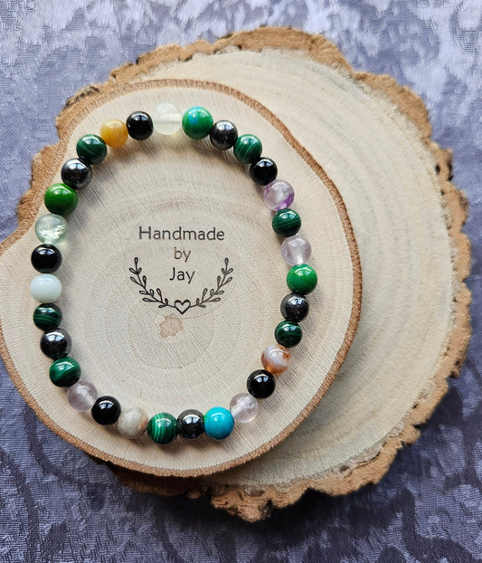 6mm  Arthritis Crystal Gemstone Bracelet