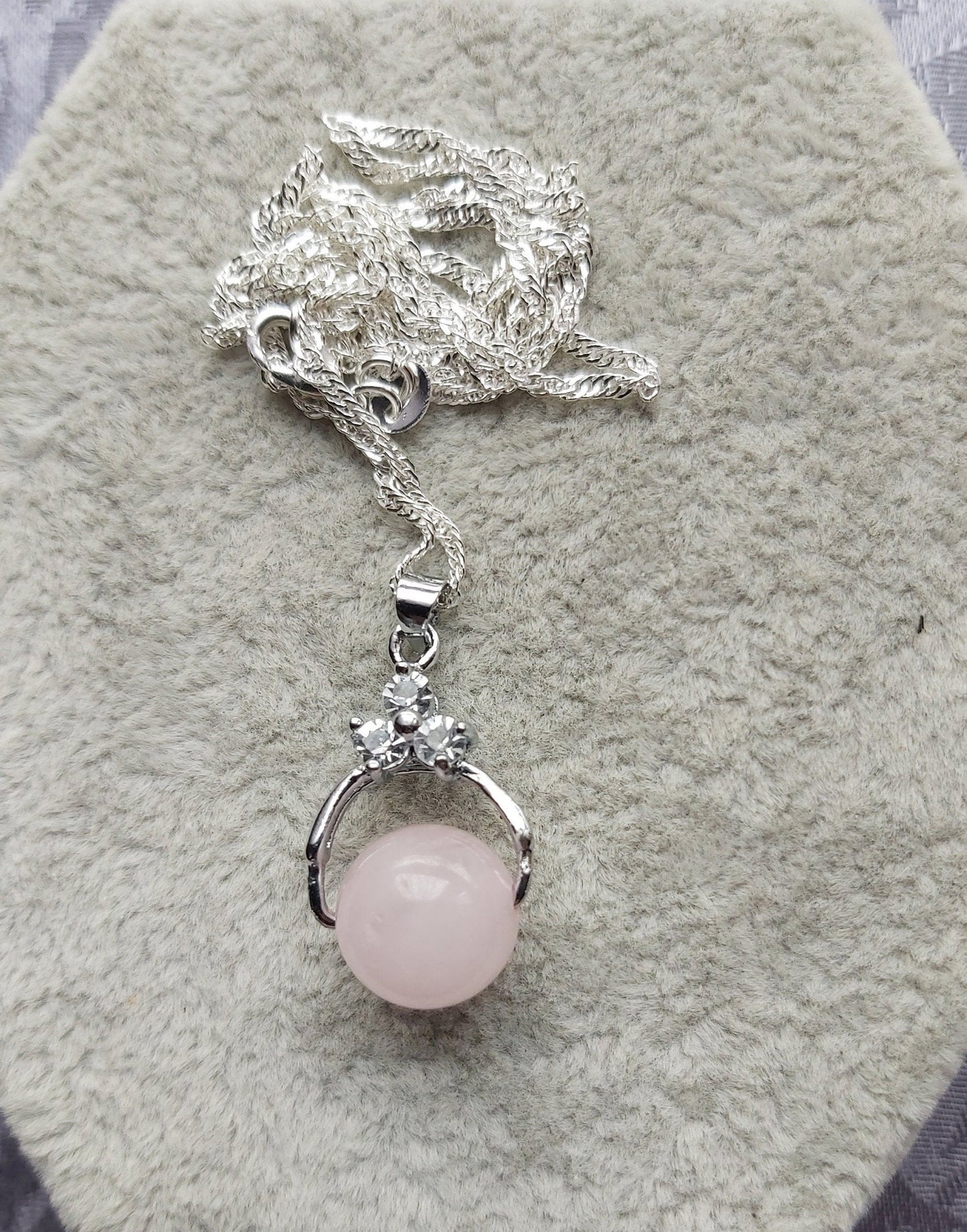 Rose Quartz Pendant: Unconditional Love, Heart Chakra Healing Jewellery