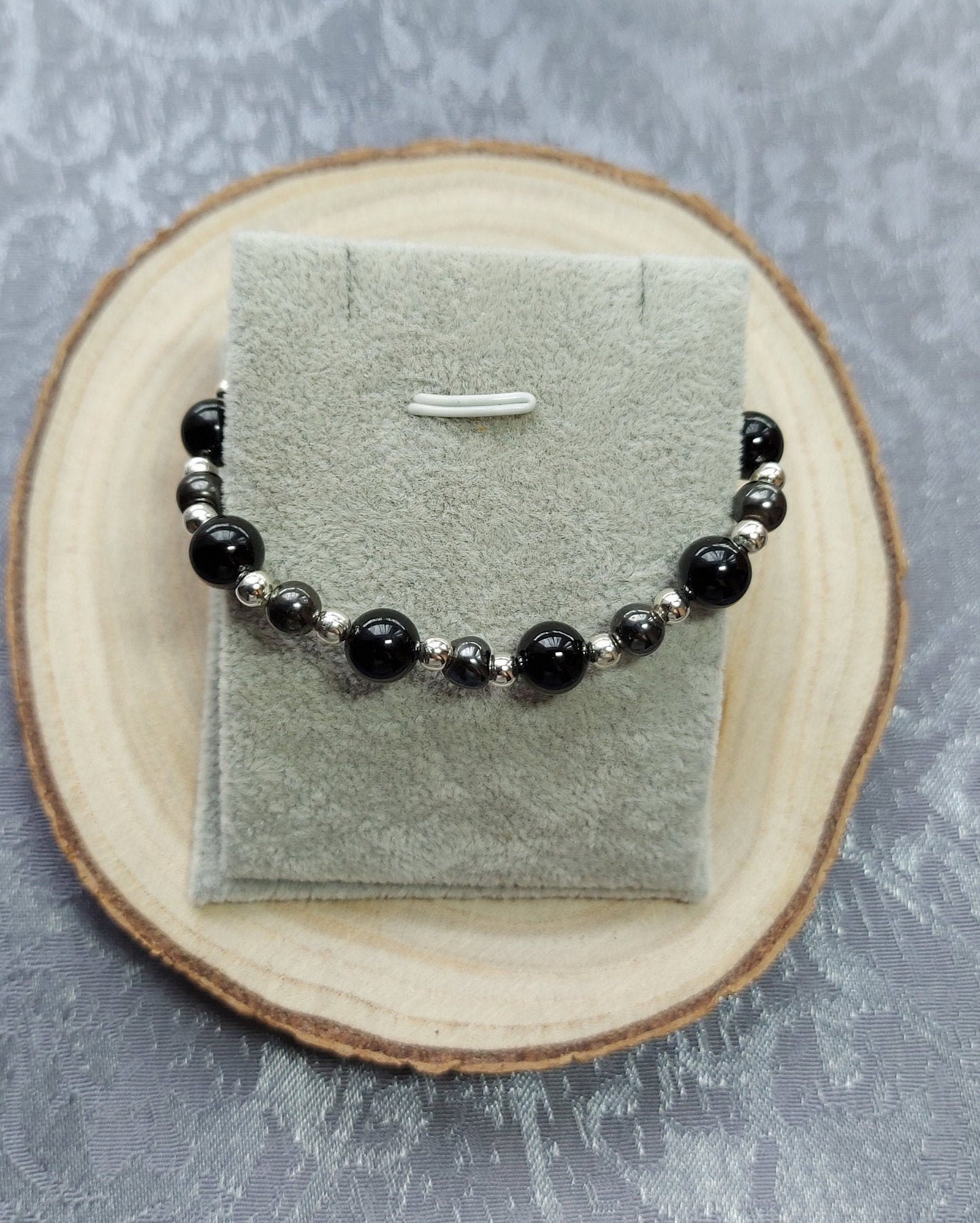 Rose Quartz Bio Magnetic Crystal Gemstone Beaded Bracelet
