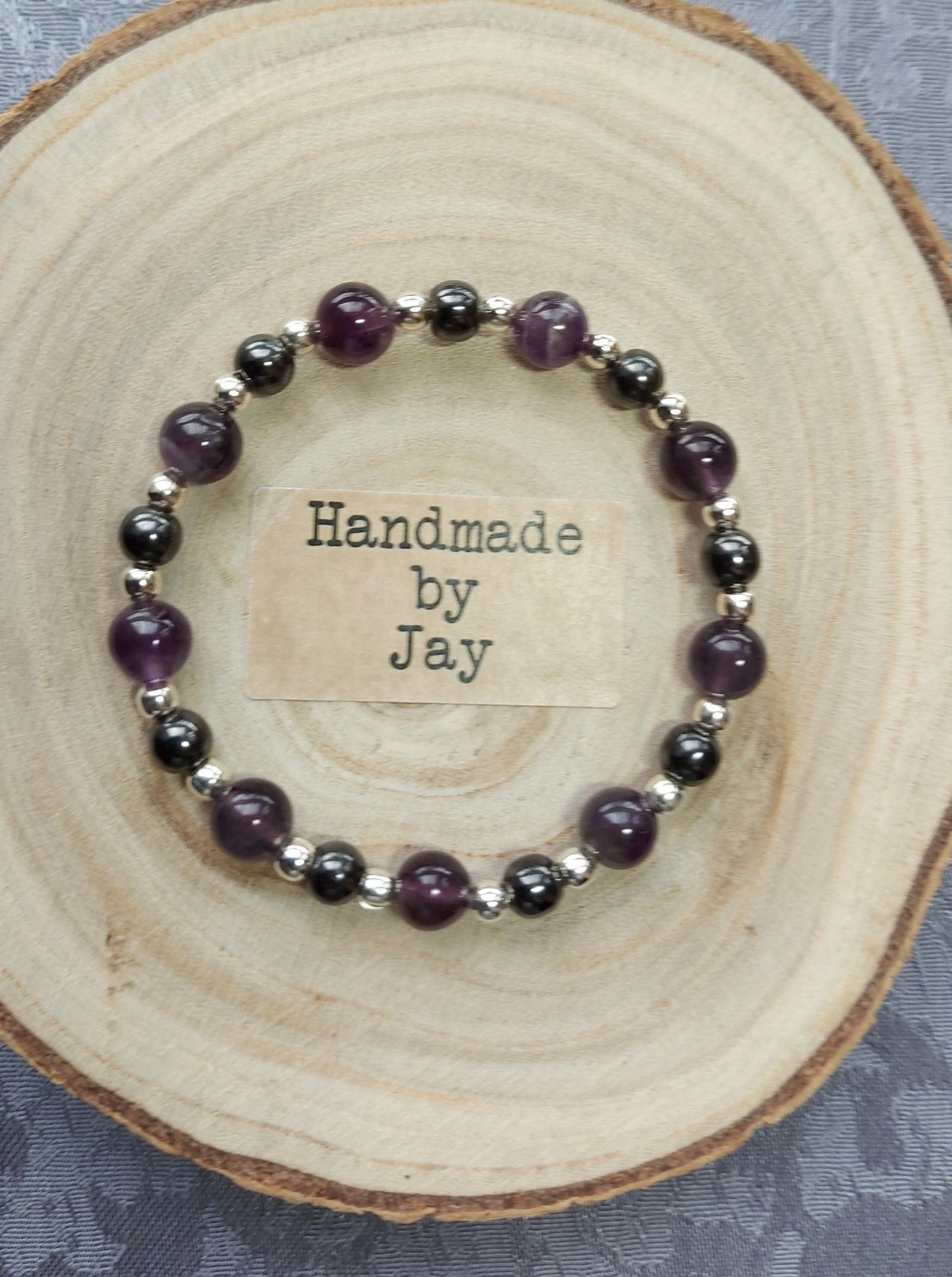 Rose Quartz Bio Magnetic Crystal Gemstone Beaded Bracelet