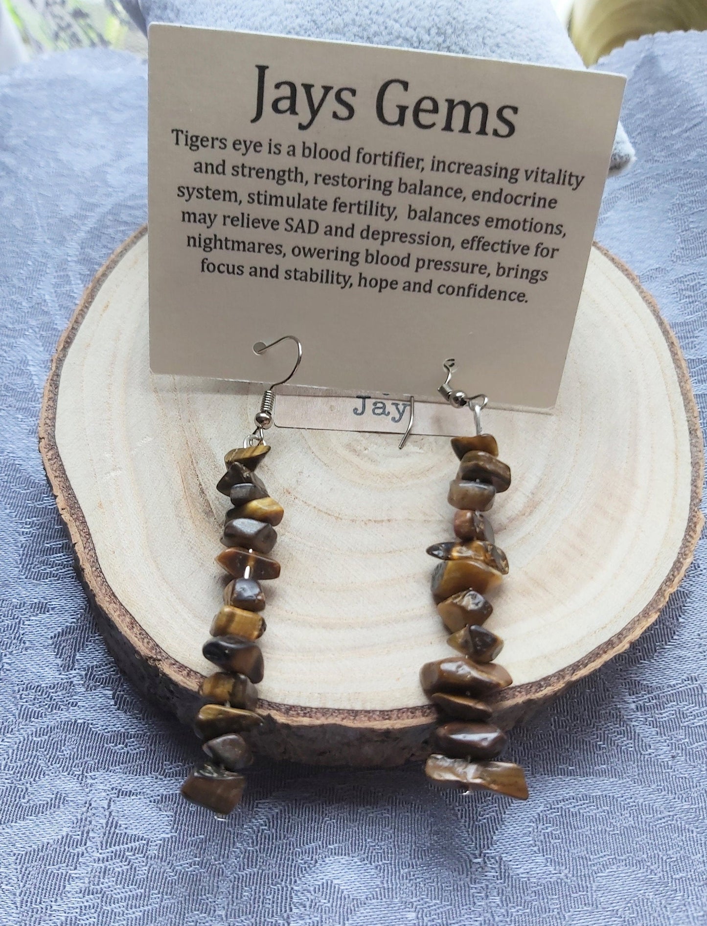 Drop Dangle Crystal Gemstone Earrings