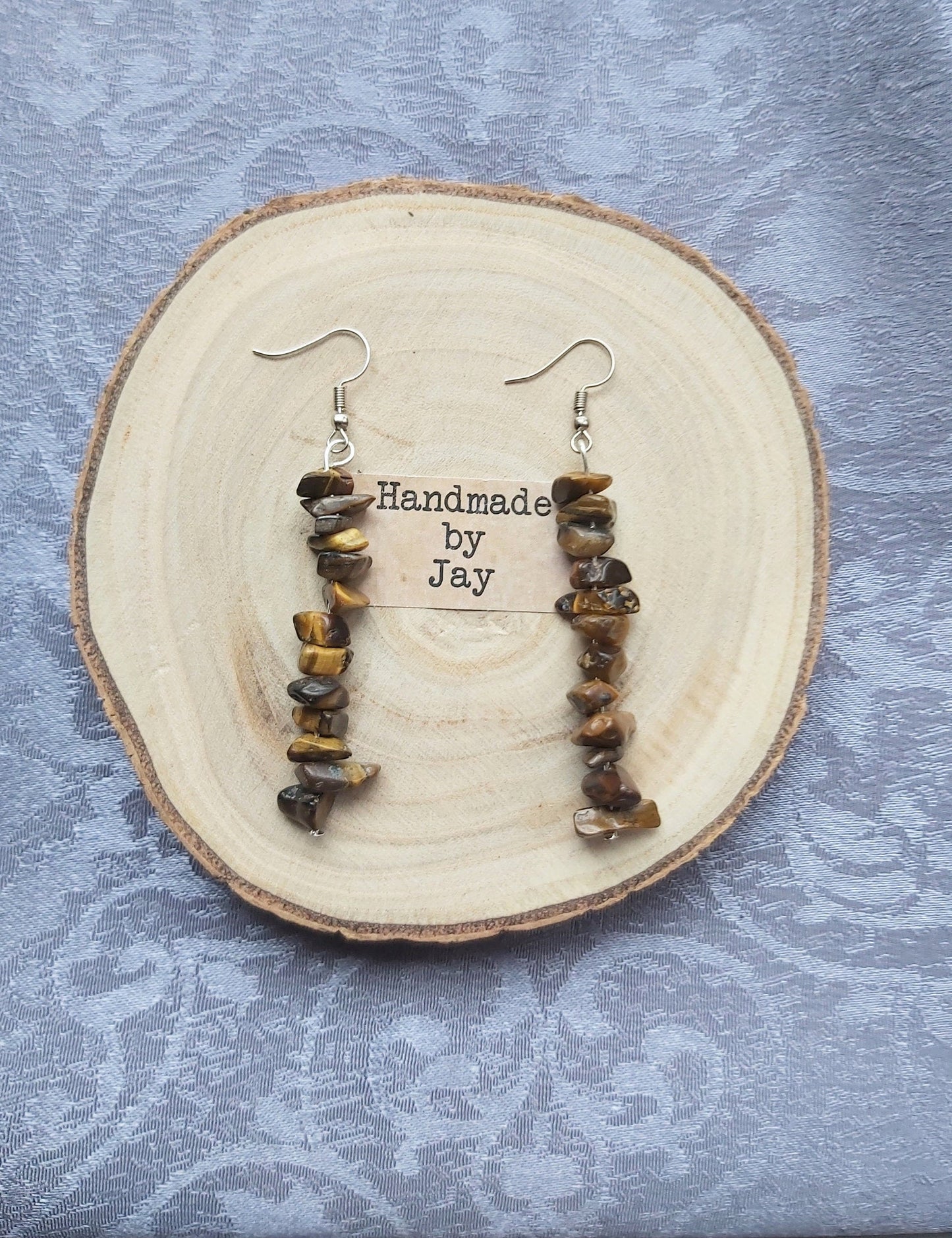 Drop Dangle Crystal Gemstone Earrings