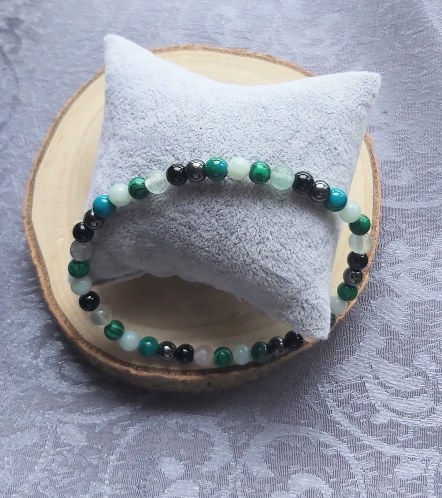 23cm Arthritis, Back Pain, Rheumatism and Nerve Pain Support Crystal Gemstone Anklet