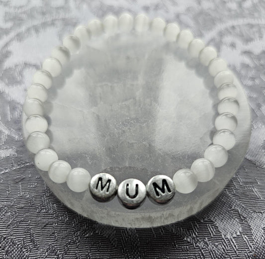 Personalized Gemstone Bracelet: Rose Quartz, Rhodochrosite & Rhodonite