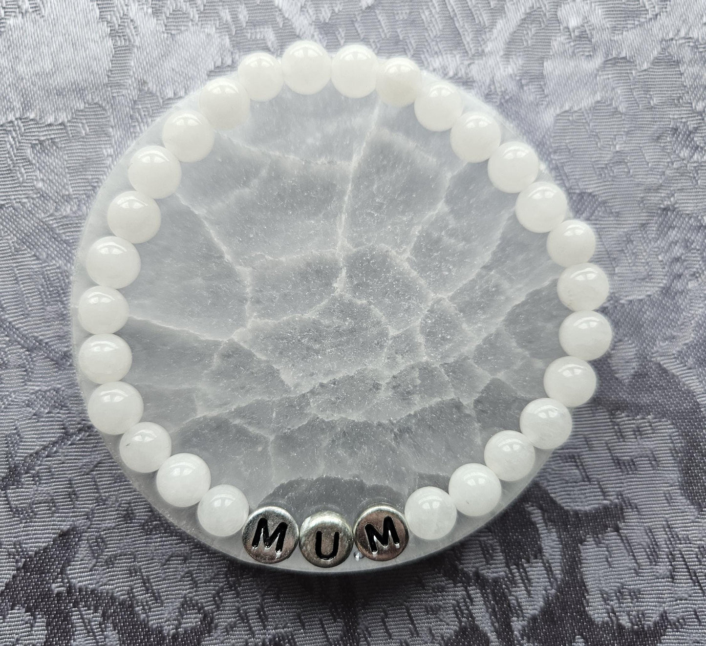 Personalized Gemstone Bracelet: Rose Quartz, Rhodochrosite & Rhodonite