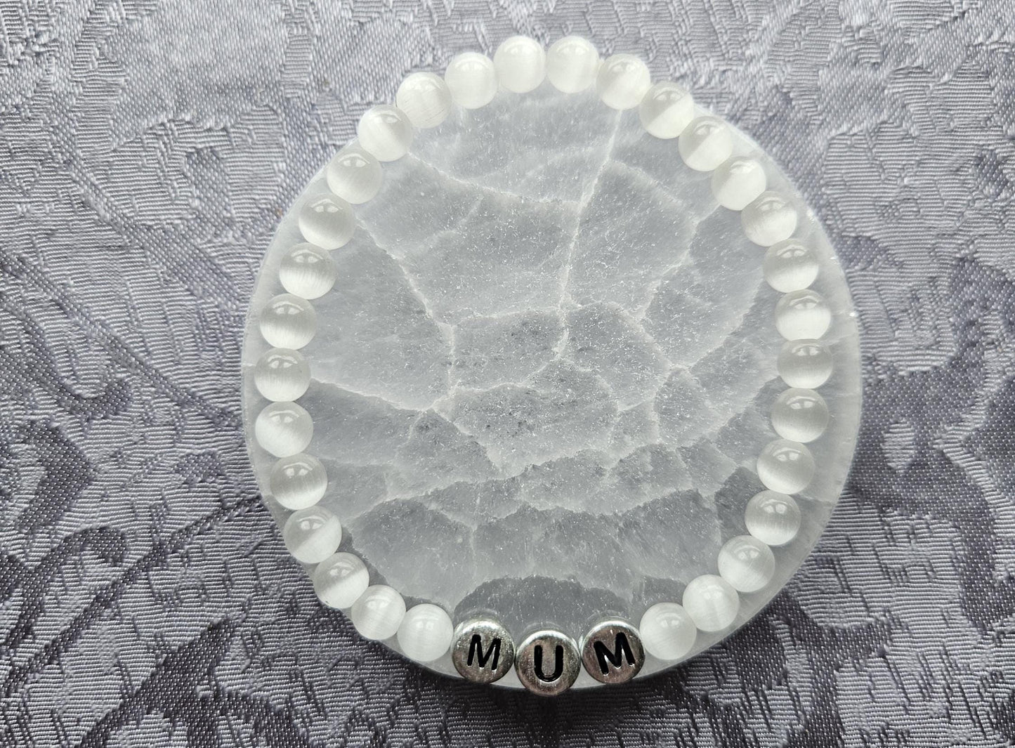 Personalized Gemstone Bracelet: Rose Quartz, Rhodochrosite & Rhodonite