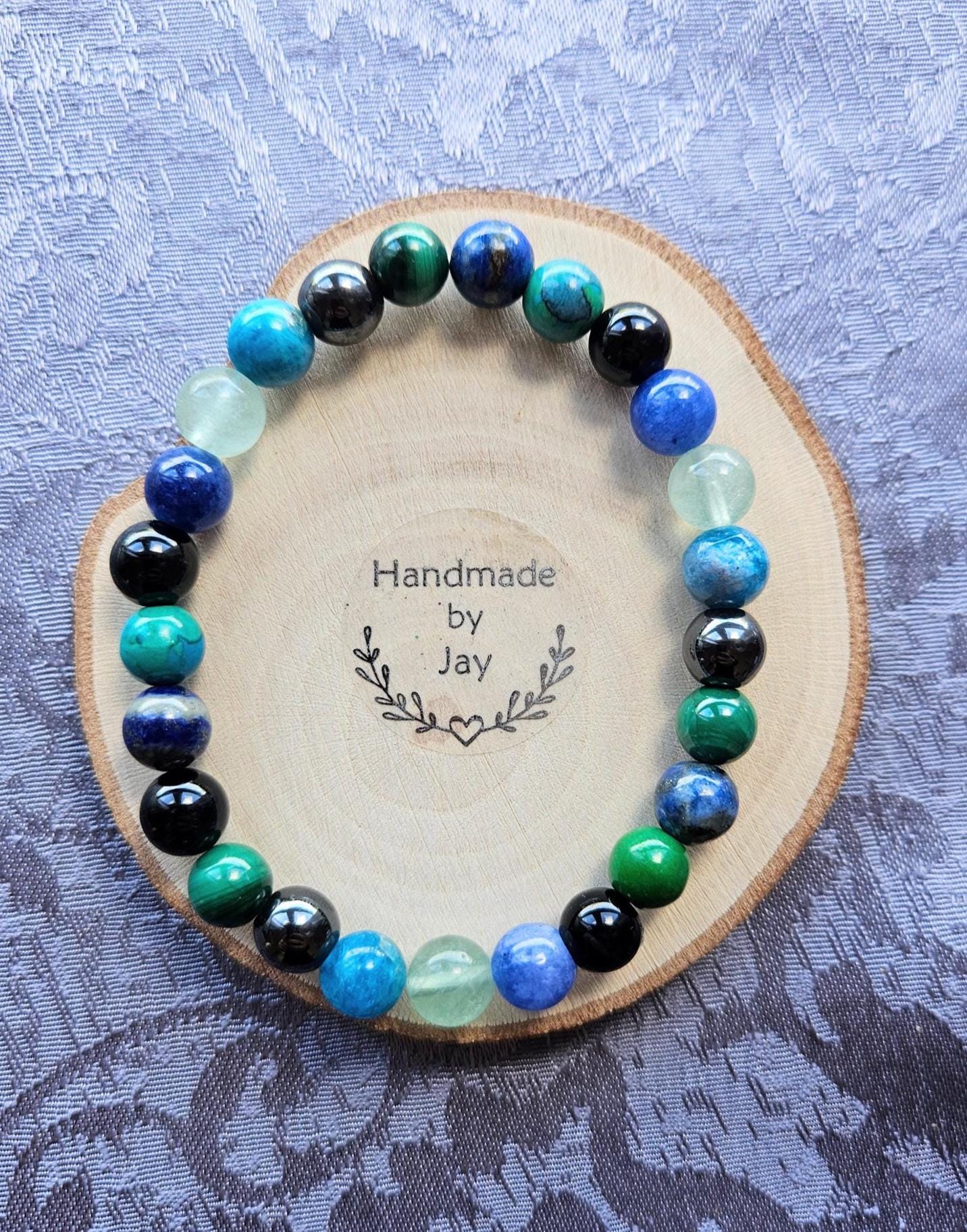 Arthritis, Back Pain, Nerve Pain and Weight Loss Support Crystal Gemstone Bracelet