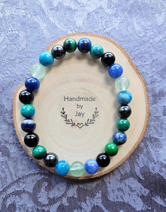 Arthritis, Back Pain, Nerve Pain and Weight Loss Support Crystal Gemstone Bracelet
