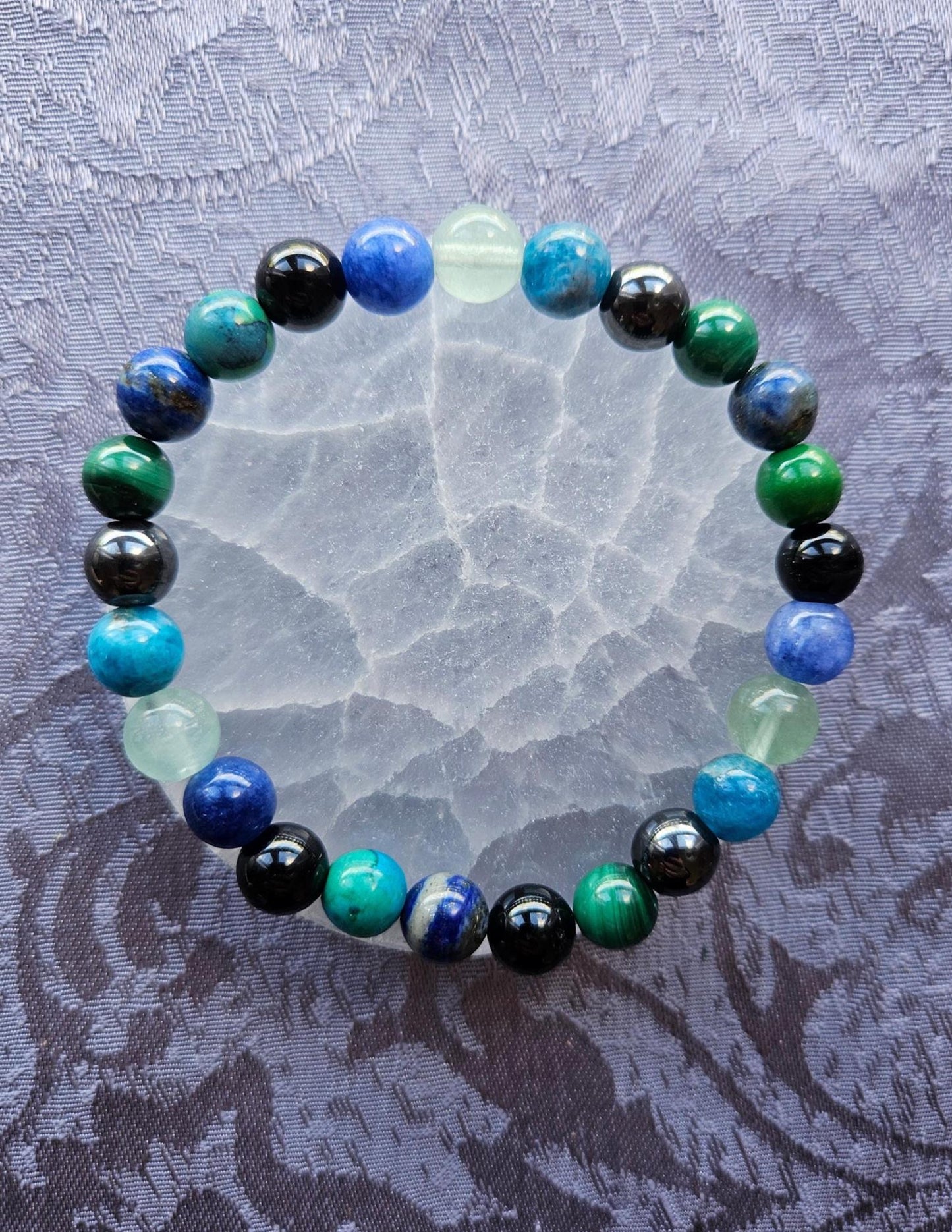 Arthritis, Back Pain, Nerve Pain and Weight Loss Support Crystal Gemstone Bracelet