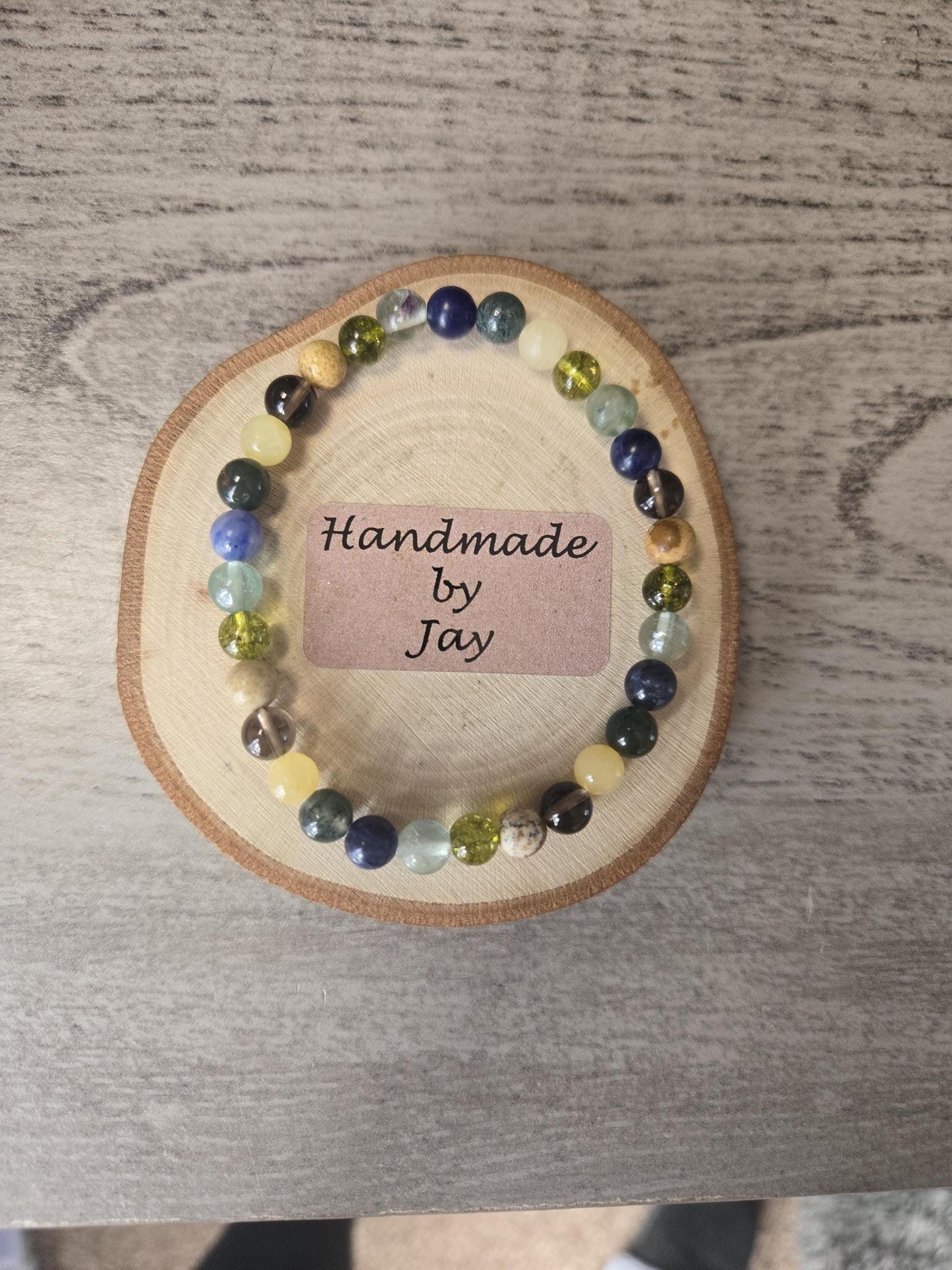 Digestive Support Crystal Gemstone Bracelet: IBS