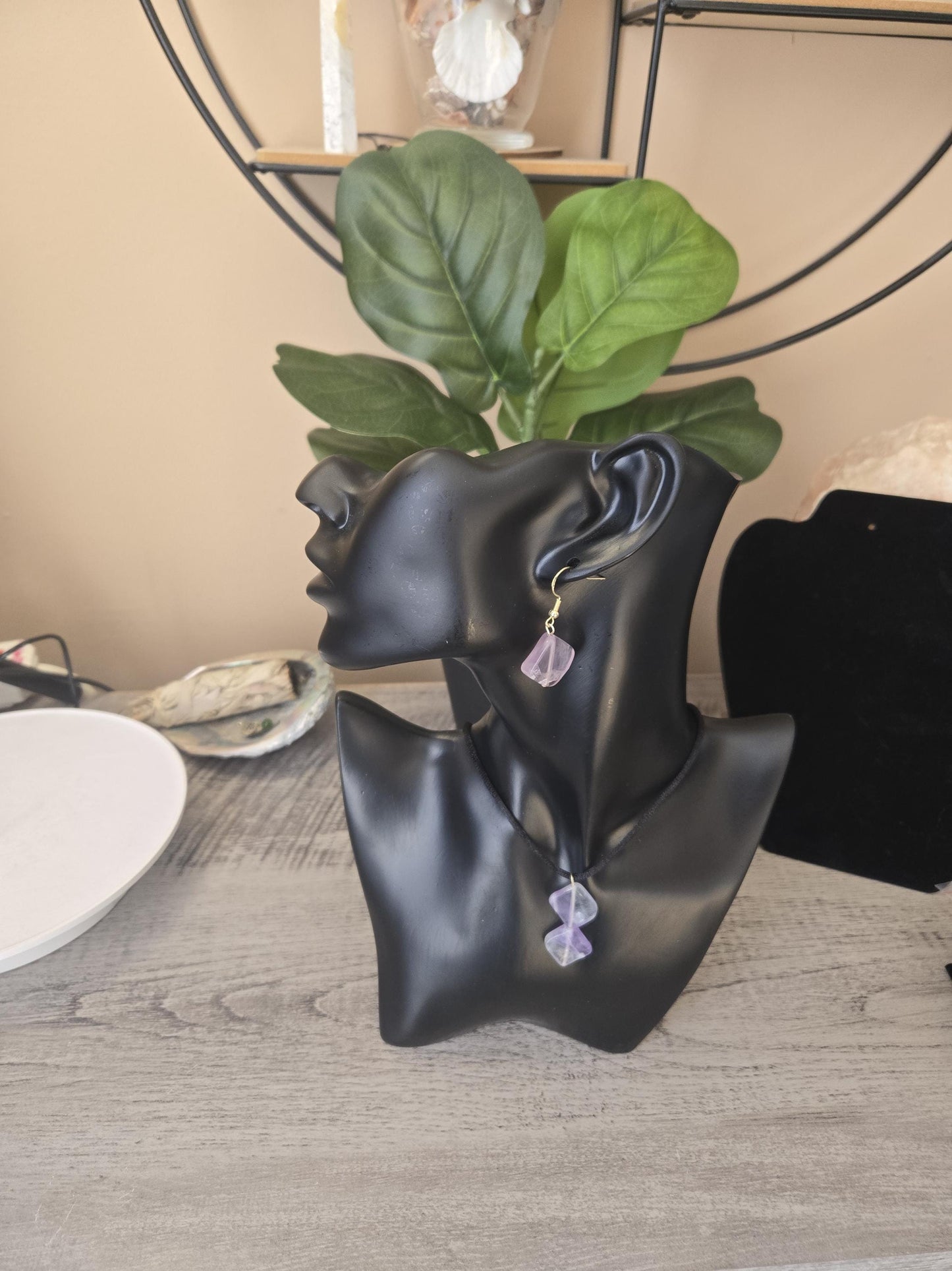 Fluorite Crystal Pendant: 925 Sterling Silver, Reiki Chakra Healing