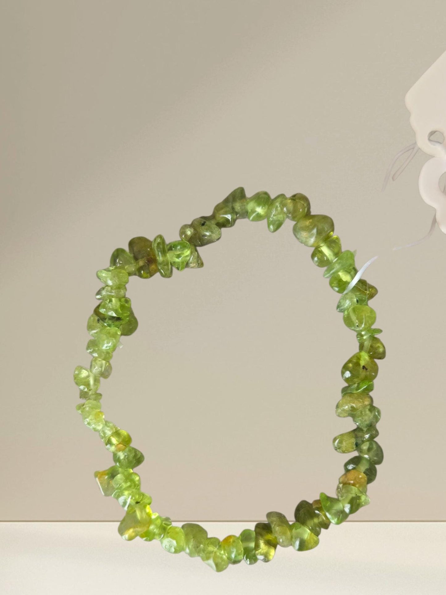 Peridot Crystal Gemstones for Digestion & Chakra Balance Beaded Bracelet